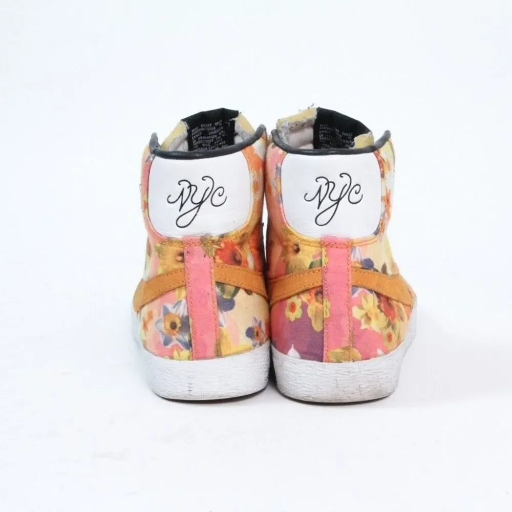 Nike Blazer Mid Premium Vintage QS NYC City Floral Pack SZ 6 Kumquat 638322-901